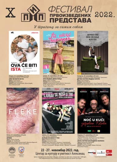 Deseti Festival prvoizvedenih predstava