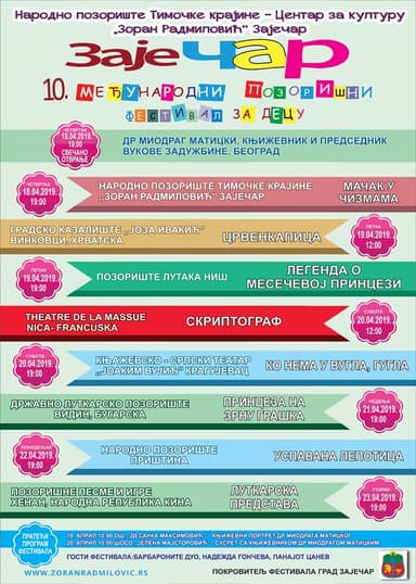 10. međunarodni pozorišni festival za decu “ZajeČAR“
