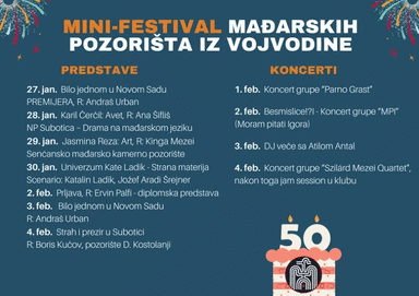 Mini-festival mađarskih pozorišta iz Vojvodine