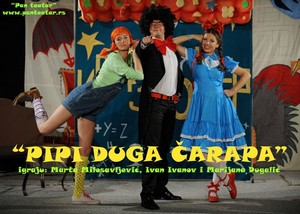 Pipi duga čarapa u kvizioneru